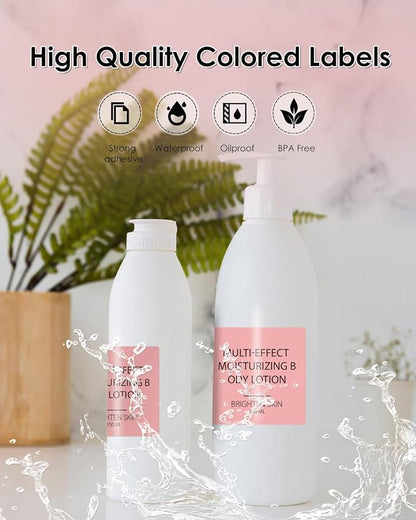 iEager Pink Square Thermal Label Stickers, 500 Sheets/Roll - Image 3