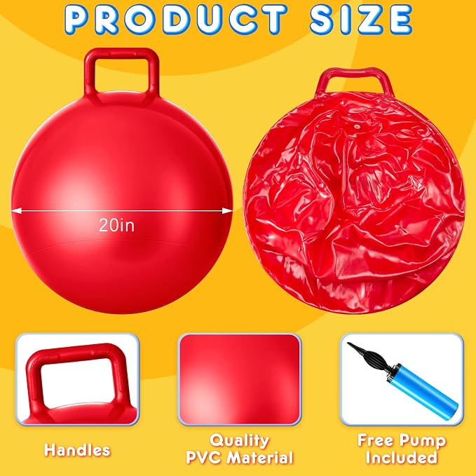 Lewtemi 3 Pcs 20 Inch Bouncing Ball - Image 2