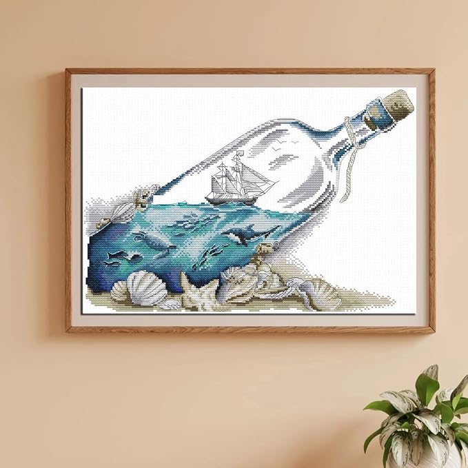 Maydiyer Cross Stitch Kits Stamped Full Range of Embroidery Starter Kits - Image 2
