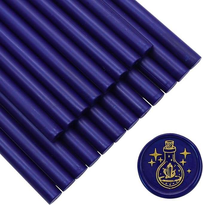 SWANGSA 20 Pieces Glue Gun Sealing Wax Sticks Starry Blue by SWANGSA