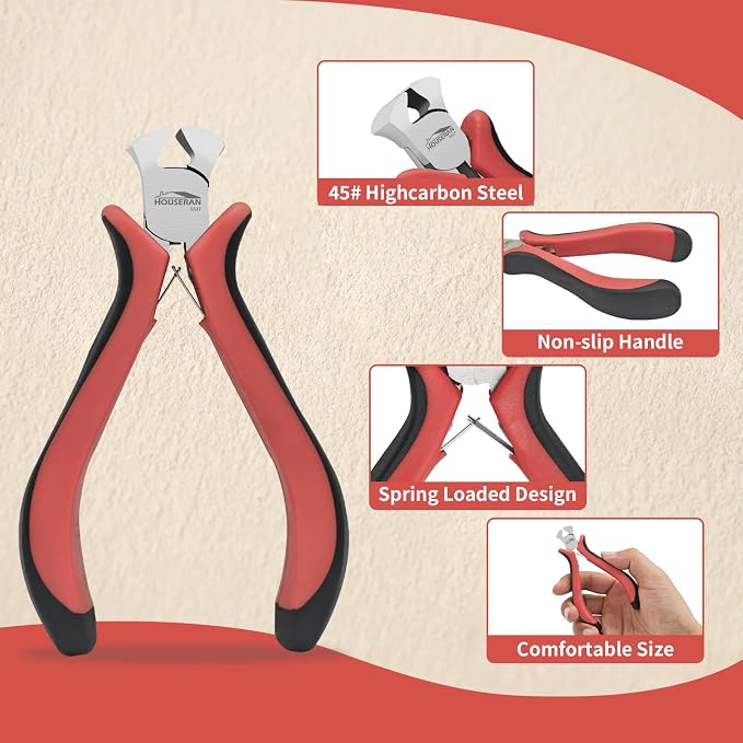 End Cutting Pliers 4"-5 Pack End Cutting Pliers - Image 4