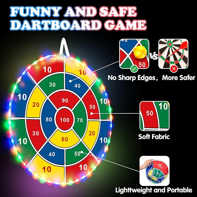 Kids Dart Board Game Set-29 inchs, Board Games - Image 4