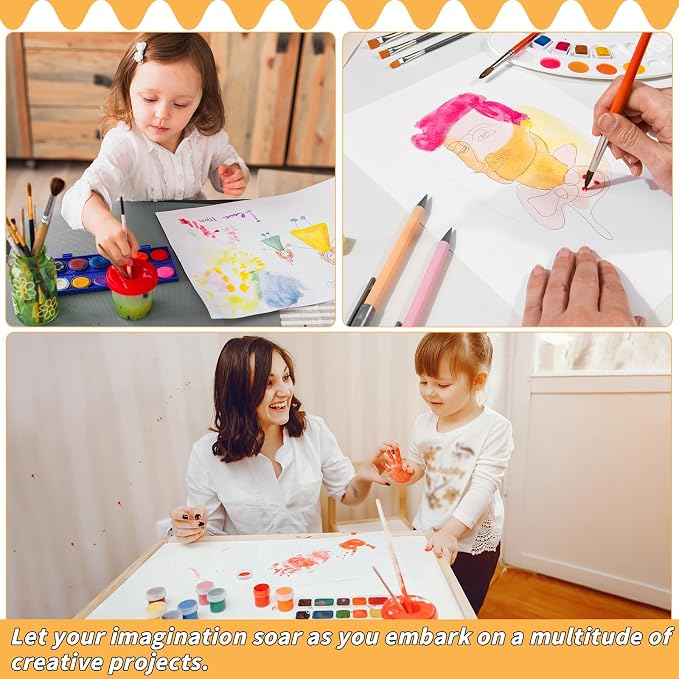 150 Sheets Cotton Watercolor Paper Bulk -230GSM Art Paper-8.5 x 11 inch - Image 6