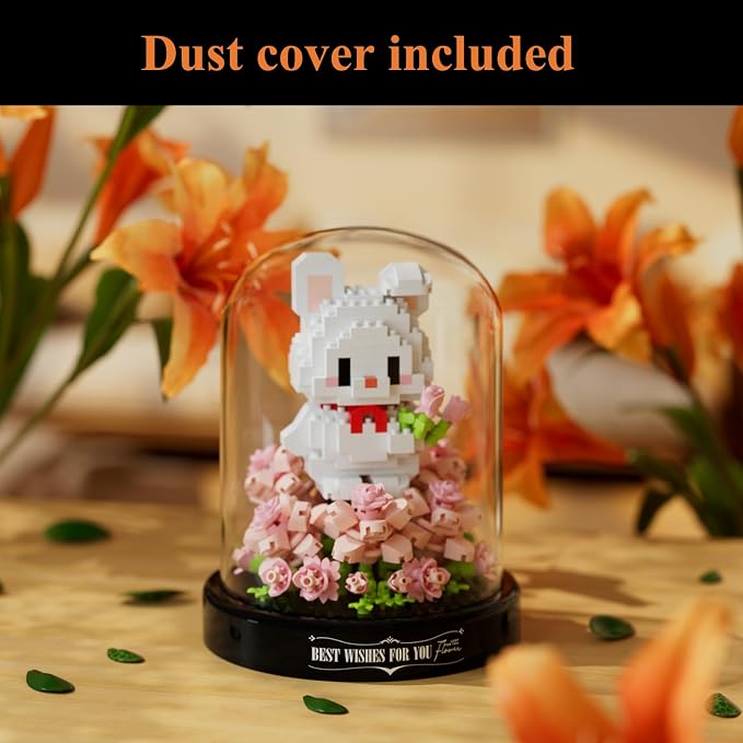 Artificial Flower Animal Toy Building Set - Image 4