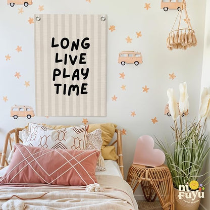 Toddler Boy Room Decor, Long Live Playtime Canvas Banner，Boy Nursery Decor Wall - Image 7