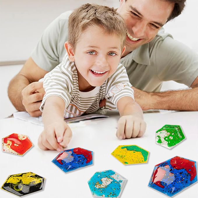 Art3d Hexagon Sensory Fidget Liquid Motion Tiles - Image 3