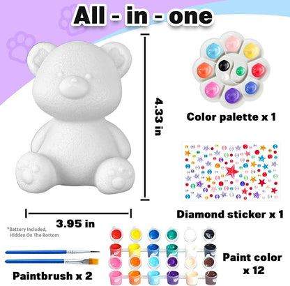 FUNZBO Paint Your Own Bear Lamp Kit - Image 2