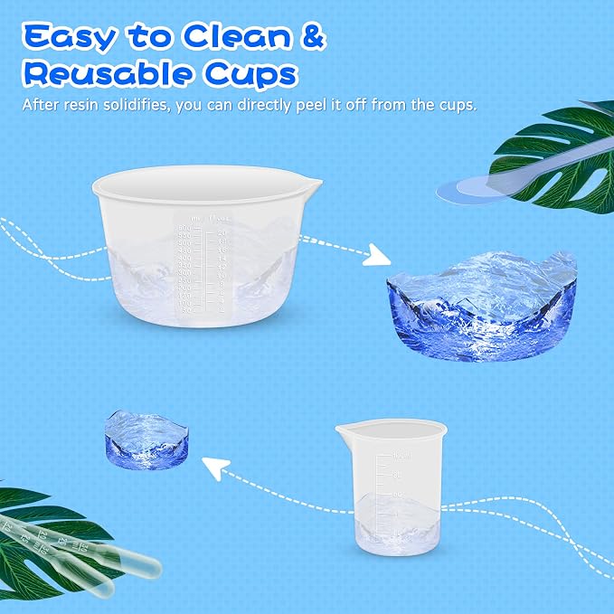 Silicone Resin Mixing Measuring Cups - Image 7