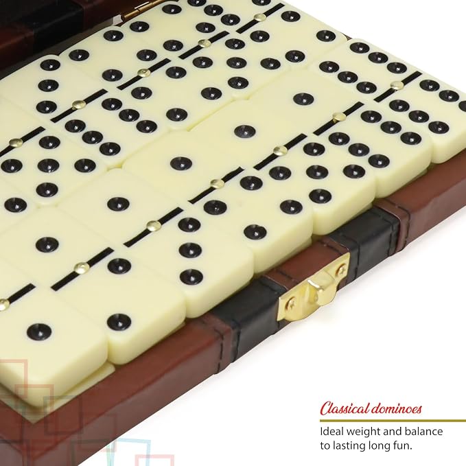ERLLE - Premium Double 6 Dominoes Set, Classic Domino Game - Image 7