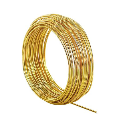 Tenn Well 9 Gauge Aluminum Wire, 50 Feet 3mm Bendable Metal Craft Wire by TennWell