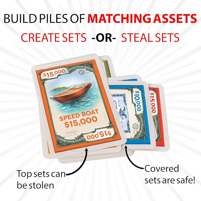 Grandpa Beck's Games Cover Your Assets Card Game | from The Creators of Skull - Image 5
