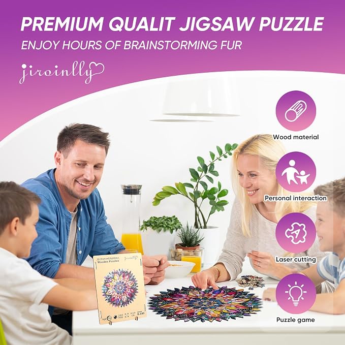 Wooden Jigsaw Puzzles 500 Pcs - Image 5