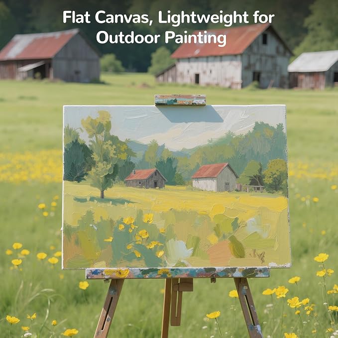 Canvas Boards for Painting 60 Pack, 11x14 Inch Canvas Panels White Blank 100% - Image 5