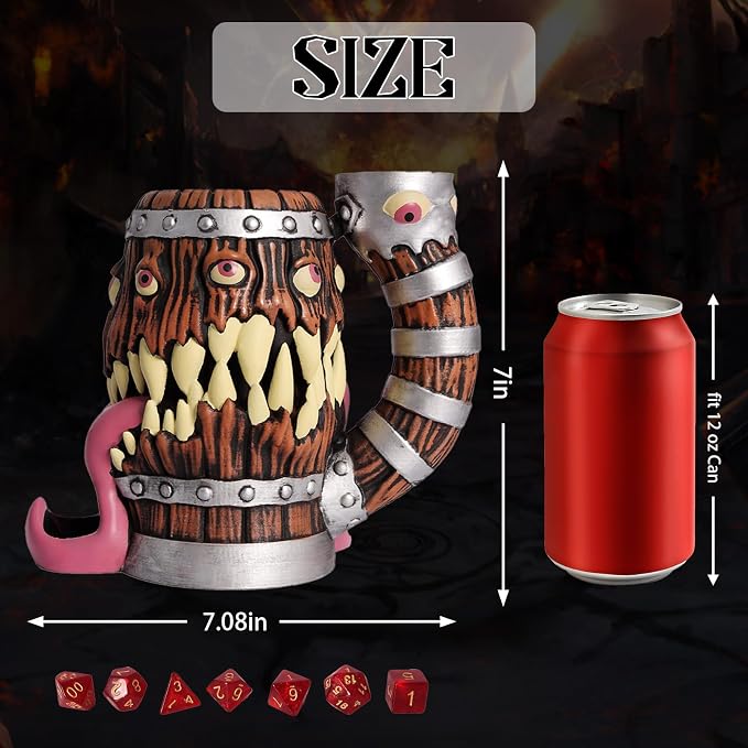 Dice Tower Mug, Dice Rolling Tower, Comes - Image 3