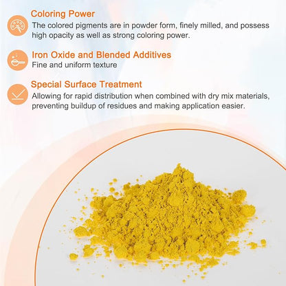 HARFINGTON Iron Oxide Powder Concrete Pigment 800 Mesh 3.5oz Iron Oxide Grout - Image 3