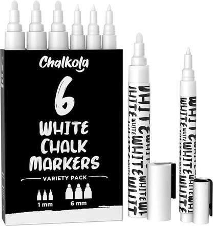 Chalkola White Chalk Markers by Chalkola
