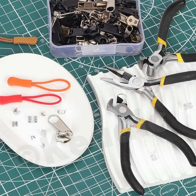 Keadic 144Pcs Zipper Repair Kit - Image 7