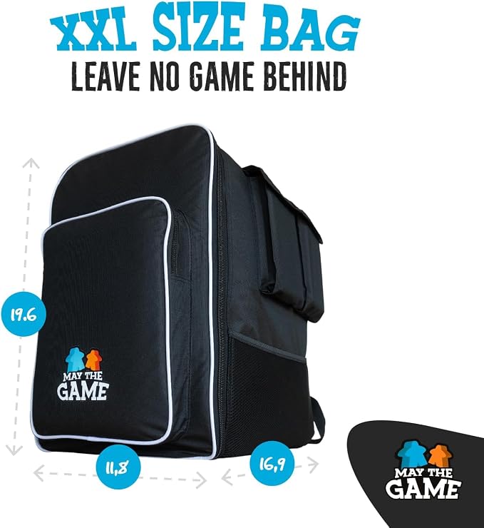 Board Game Bag: Ultimate Backpack, Travel Organizer, Storage & Carrying Case - Image 2