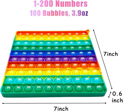Double Side 1 100 200 Pop it, Row Counter Knitting Crochet, Stitch Counters - Image 2