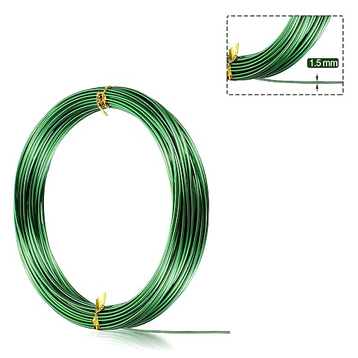 TecUnite Aluminum Craft Wire for Sculpting Armature Bendable Craft Wire for DIY - Image 2