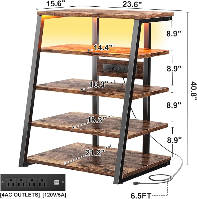 Armocity 5-Tier AV Media Stand - Image 3