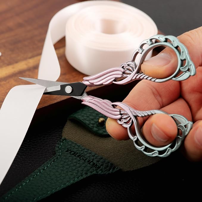 Sharp Detail Scissors with Case Embroidery Sewing Crafting Scissor - Image 5