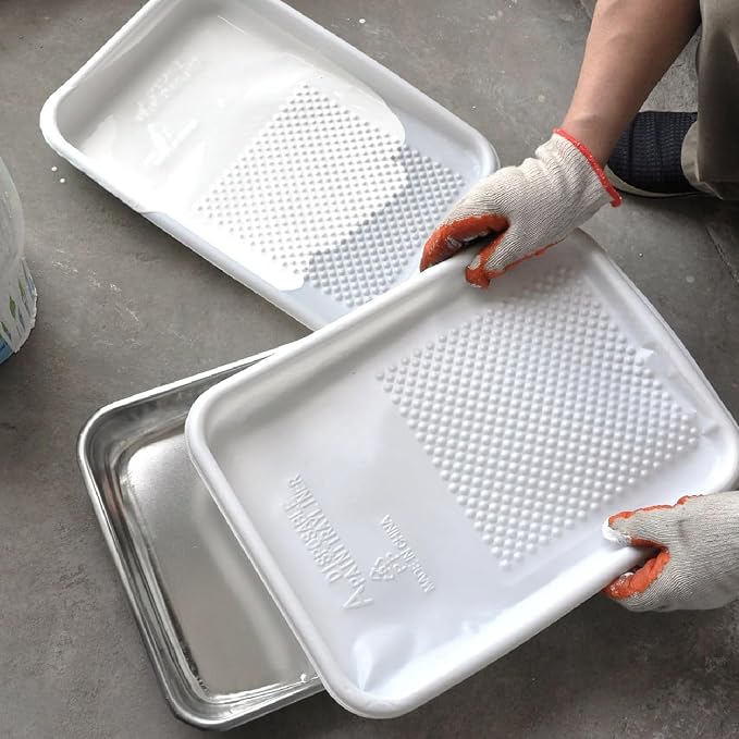 Great Andrew Paint Tray Liners 9 Inch, 13 Pack Disposable Paint Roller Tray - Image 8