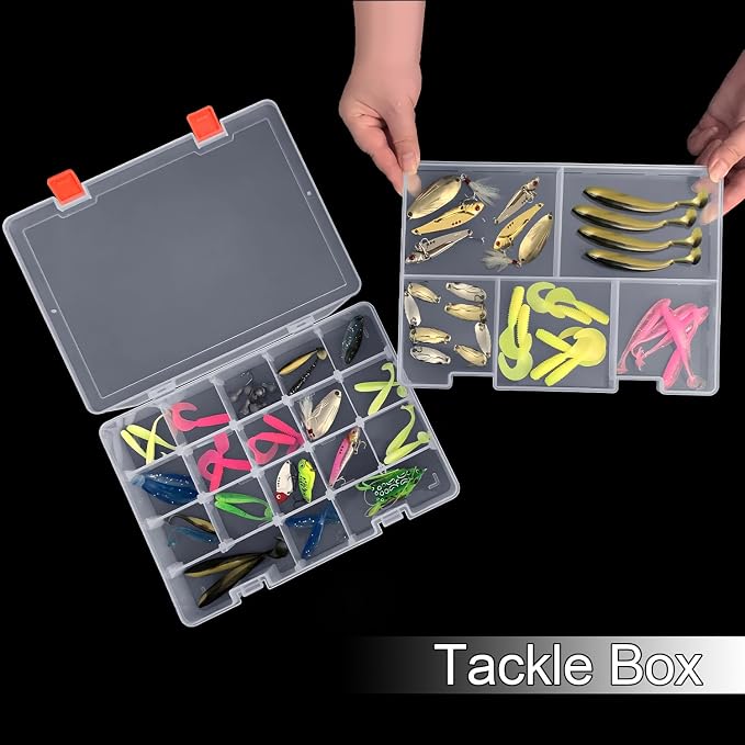 DUOFIRE Two Layers Compartment Organizer Box Plastic Organizer Box Plastic - Image 6