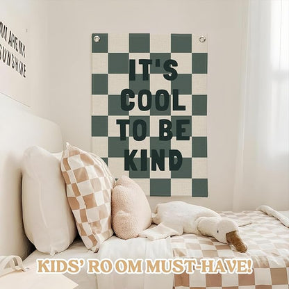 Kids Room Decor, Classroom Banner, It’s Cool to Be Kind, Nursery Decor - Image 5
