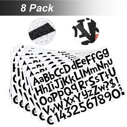 TaoBary 544 Pcs 2 Inch 16 Sheets Large Letter Stickers, Upper and Lower Case - Image 3
