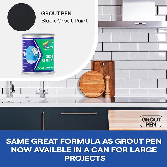 Grout Pen Black Grout Paint: Waterproof Tile Paint Grout Refresh Restorer - Image 7