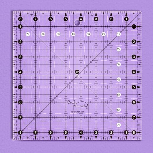 Non-Slip Square Quilt Template Ruler - Image 2