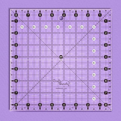Non-Slip Square Quilt Template Ruler - Image 2