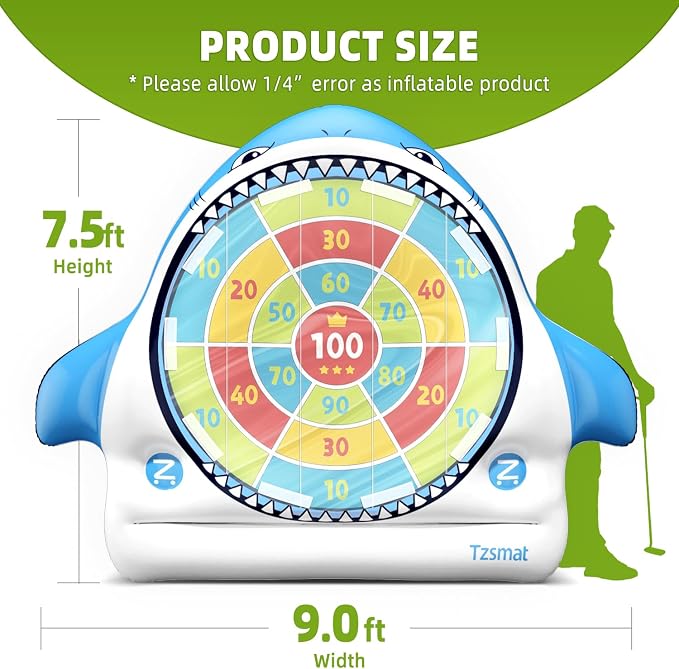 Inflatable Golf Game Set, Outdoor & Beach Golf, Party Darts and Indoor Darts - Image 7