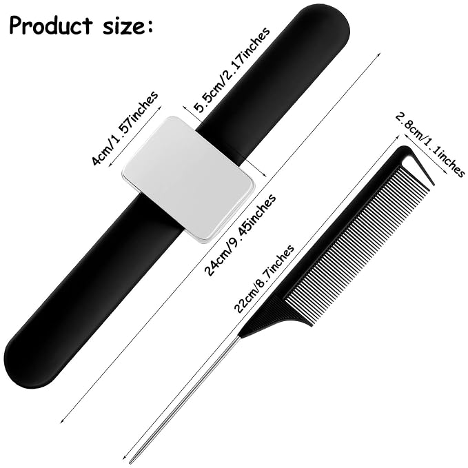 WILLBOND Magnetic Wrist Sewing Pincushion Wrist Magnetic Pin Holder Wristband - Image 2
