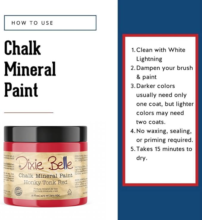 Dixie Belle Paint Company Chalk Finish Furniture Paint - Image 3