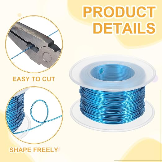 uxcell 18 Gauge / 1mm Anodized Aluminum Wire - Image 3