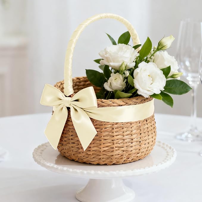 1-1/2 Inch 100 Yards Satin Ribbon Ivory, Solid Color Fabric Ribbon - Image 5