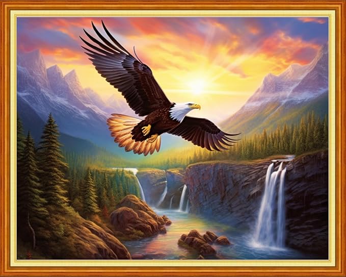 Magxvouy Cross Stitch Kits Stamped Full Range of Embroidery Kits, Cross Stitch by MagxvouyCrossStitchKits