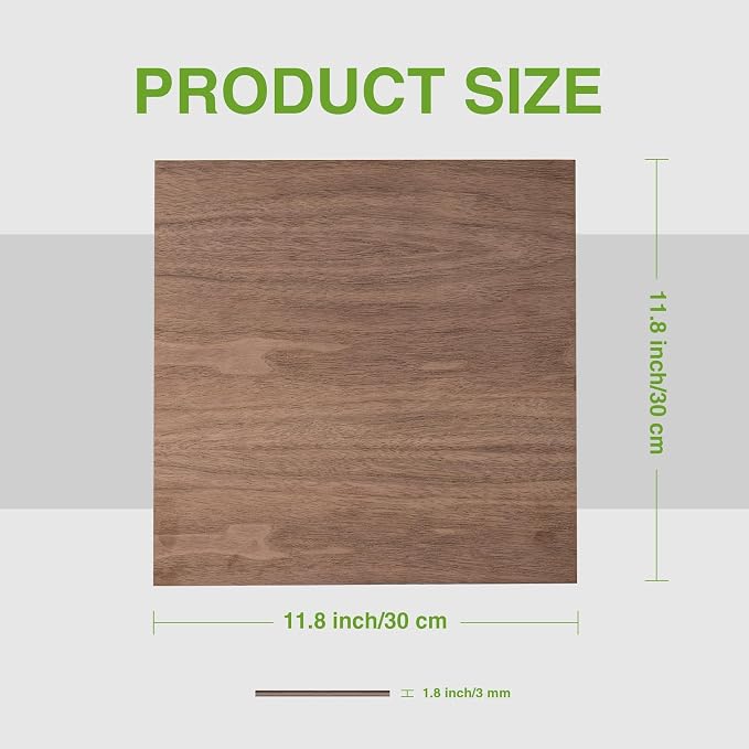 ROBOTIME 6-Pack Laser Wood Sheets 1/8" - Image 3
