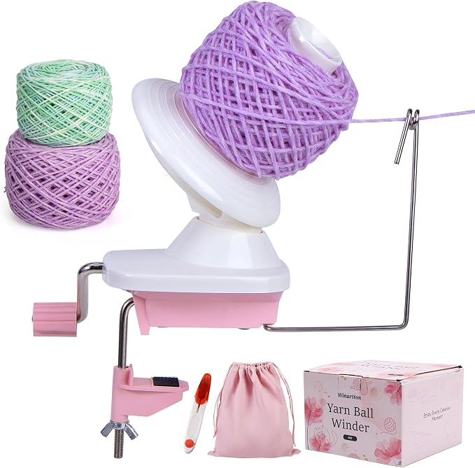 Yarn Winder, Ball Winder for Crocheting and Knitting, Ideal Gifts for Women's by Winartton