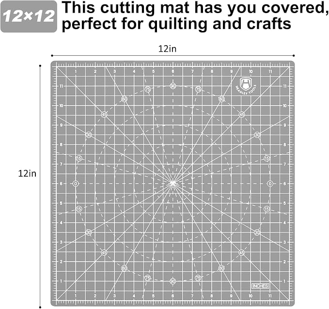 Headley Tools 12"x12" Rotating Cutting Mat, Self Healing Mat - Image 3