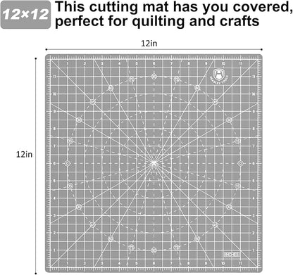 Headley Tools 12"x12" Rotating Cutting Mat, Self Healing Mat - Image 3