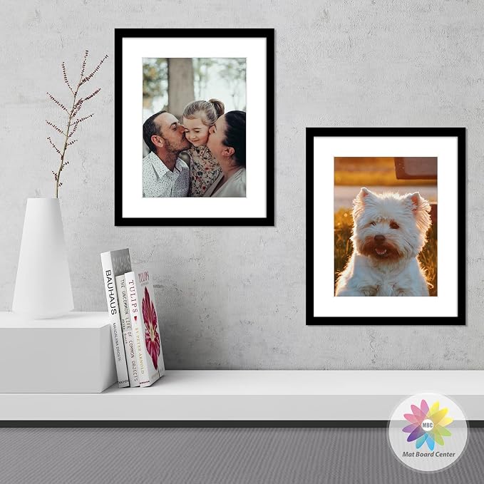 Mat Board Center, 16x20 for 12x16 White Photo Picture Mats - Image 7