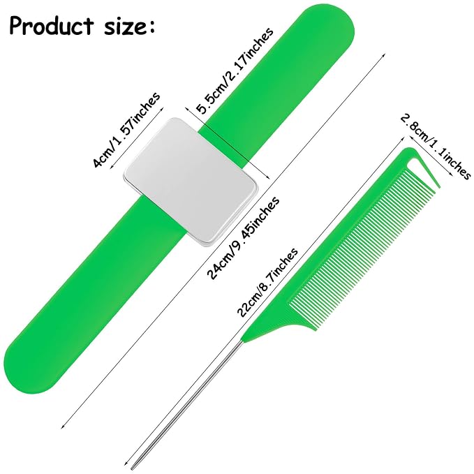WILLBOND Magnetic Wrist Sewing Pincushion Wrist Magnetic Pin Holder Wristband - Image 2