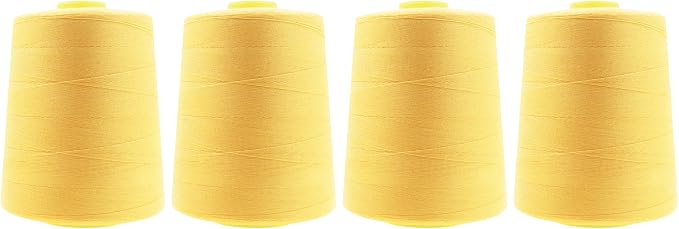 Mandala Crafts 4 Pack of Serger Threads Cones Spools by MandalaCrafts