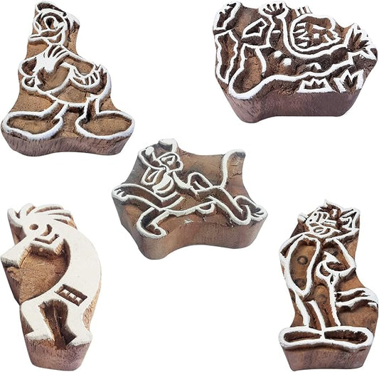 Royal Kraft Figure Wooden Printing Stamps by RoyalKraft