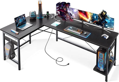 Coleshome 66" L Shaped Gaming Desk by Coleshome