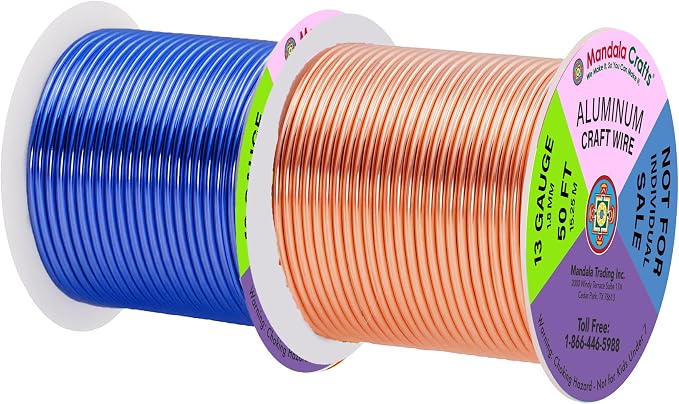 Mandala Crafts 13 Gauge Anodized Aluminum Craft Wire - Image 4