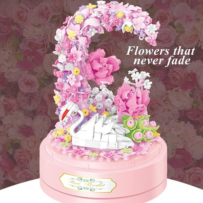 Flower Bouquet Building Set Plants Friends Sets Adults Bonsai Tree Flowers - Image 3